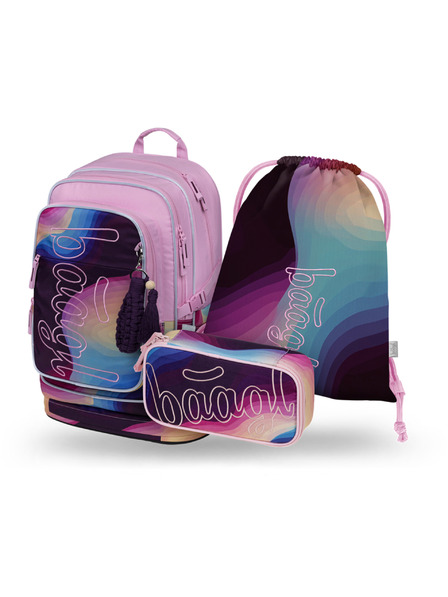 BAAGL  BAAGL SET 3 Cubic Lyra: ruksak, pernica, vreća GRS