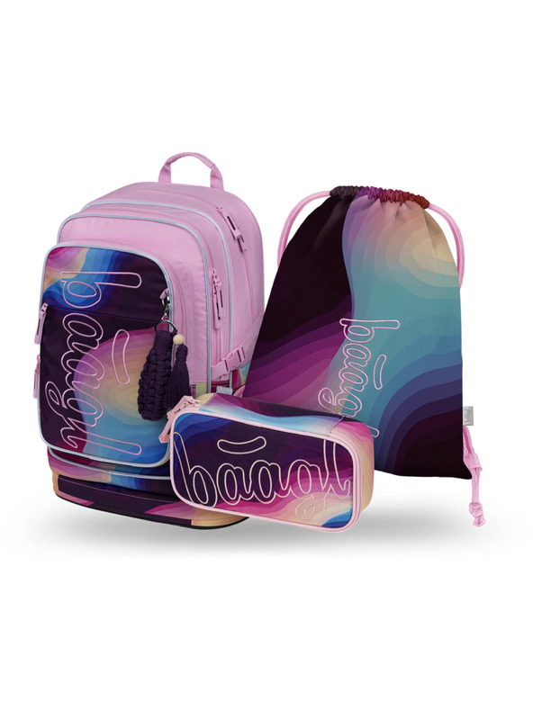 BAAGL  BAAGL SET 3 Cubic Lyra: ruksak, pernica, vreća GRS