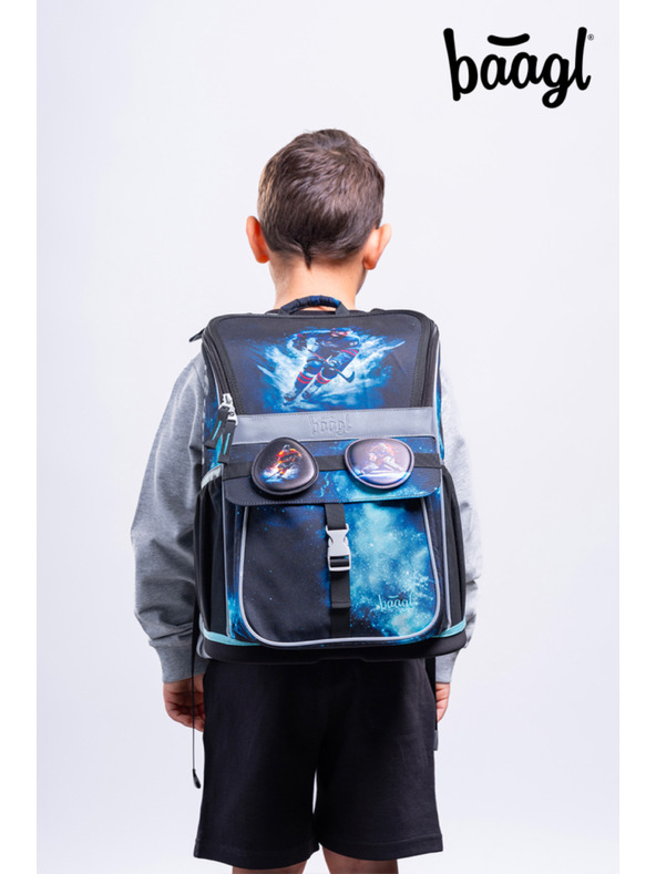 BAAGL  BAAGL Školska aktovka Zippy Hokej