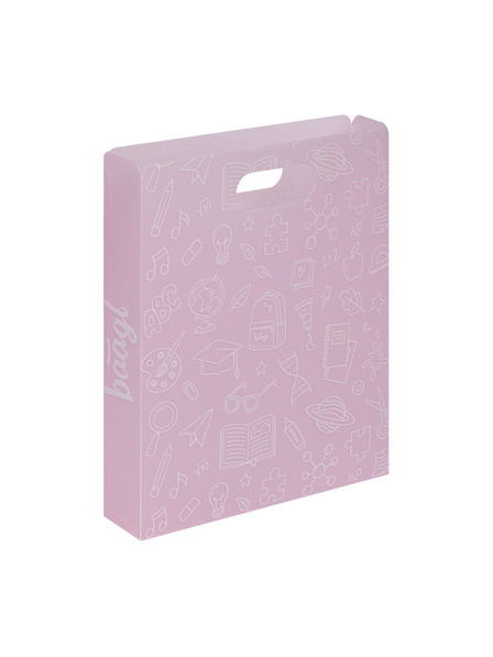 BAAGL  BAAGL Plastične mape za školske bilježnice School ružičaste