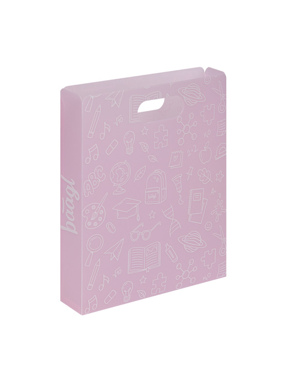 BAAGL  BAAGL Plastične mape za školske bilježnice School ružičaste