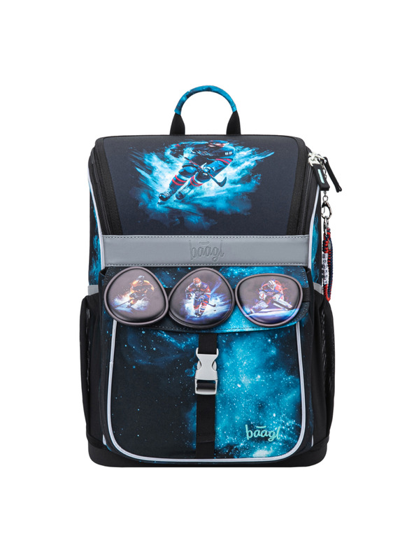 BAAGL  BAAGL SET 5 Zippy Hokej: aktovka, pernica, vreća, pregača, novčanik