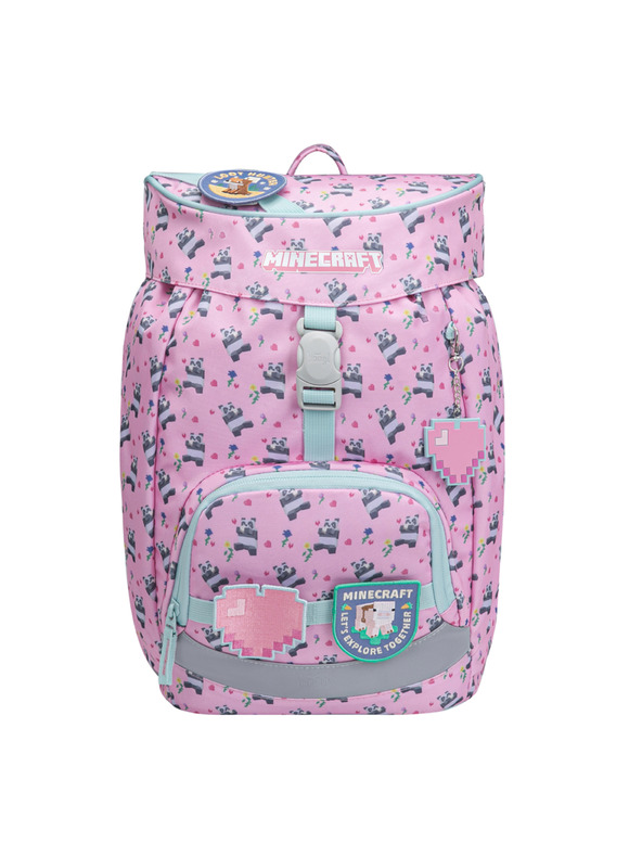 BAAGL  BAAGL SET 3 Airy Minecraft Panda: ruksak, pernica, vreća