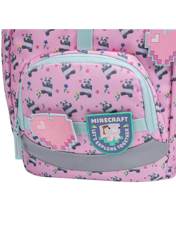 BAAGL  BAAGL SET 3 Airy Minecraft Panda: ruksak, pernica, vreća