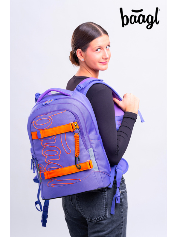 BAAGL  BAAGL Školski ruksak Skate Max Orange GRS