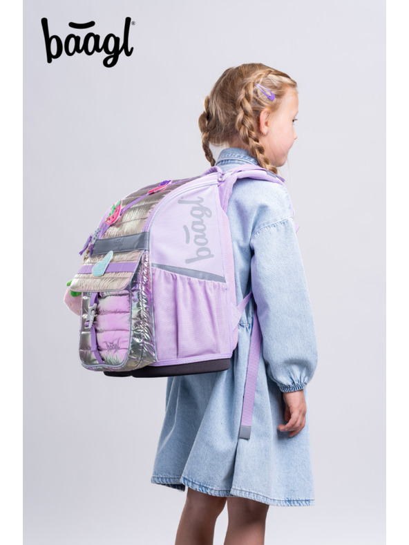 BAAGL  BAAGL Školska torba Zippy Lavender