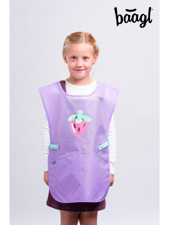 BAAGL  BAAGL SET 5 Zippy Lavender: školska torba, penal, vrećica, pregača, novčanik