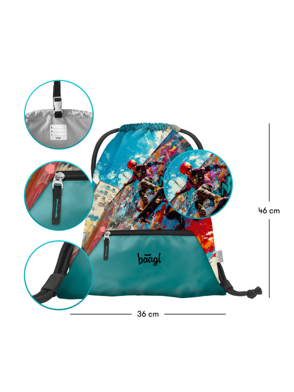 BAAGL  BAAGL Vrećica s džepom Skatepark