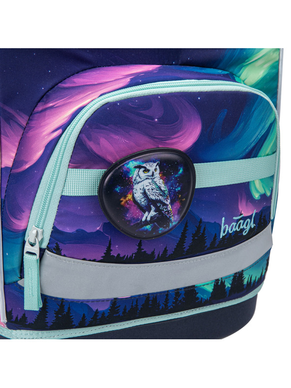 BAAGL  BAAGL Školska aktovka Zippy Plus Aurora GRS