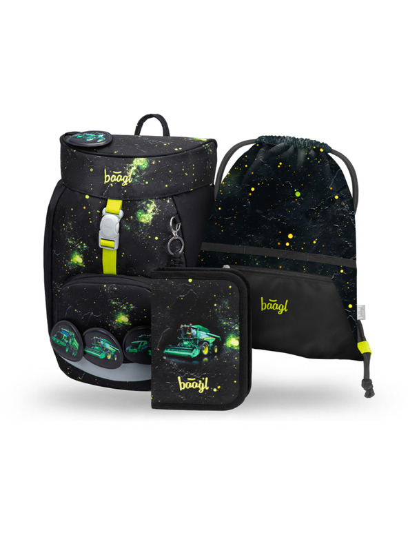 BAAGL  BAAGL SET 3 Airy Traktor: ruksak, penal, vrećica GRS