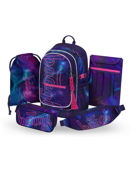 BAAGL  BAAGL SET 5 Core Nova: ruksak, penal, vrećica, pojasna torbica, futrola za notebook GRS