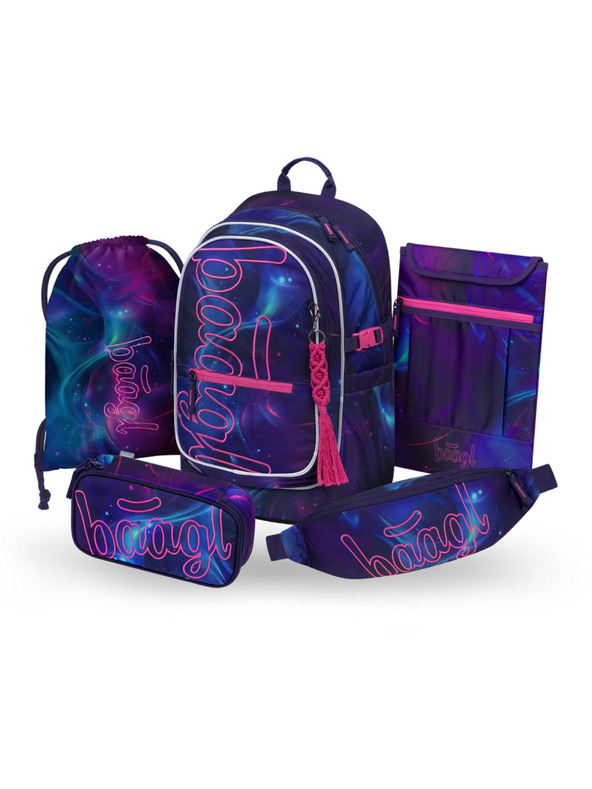 BAAGL  BAAGL SET 5 Core Nova: ruksak, penal, vrećica, pojasna torbica, futrola za notebook GRS