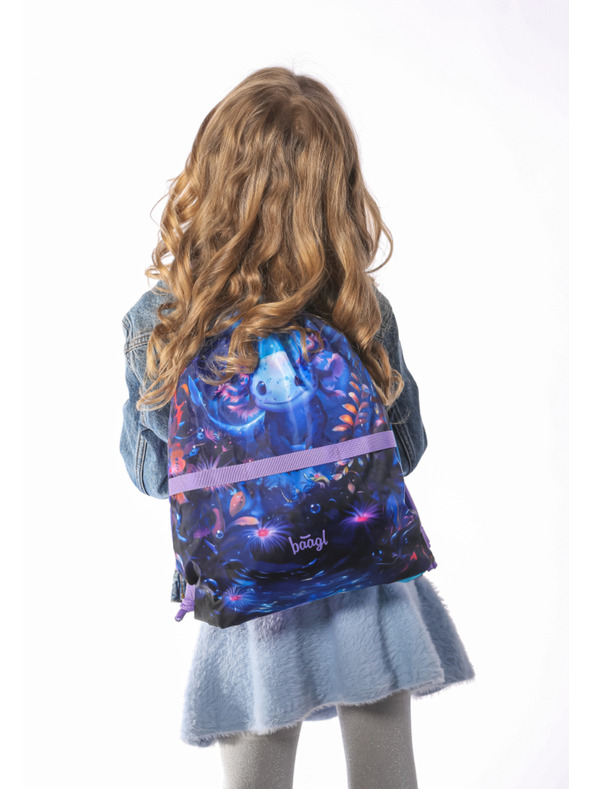 BAAGL  BAAGL SET 3 Ergo Axolotl: aktovka, penal, vrećica