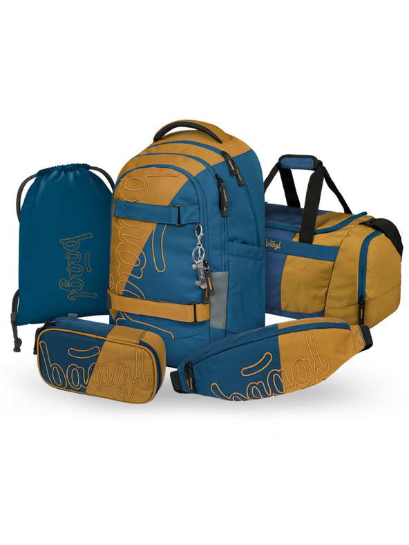 BAAGL  BAAGL SET 5 Skate Max Duo: ruksak, penal, vrećica, sportska torba, pojasna torbica GRS