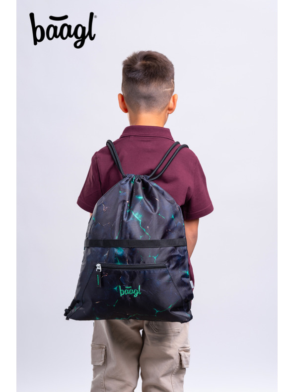 BAAGL  BAAGL SET 3 Zippy Zmajevi: aktovka, pernica, vreća