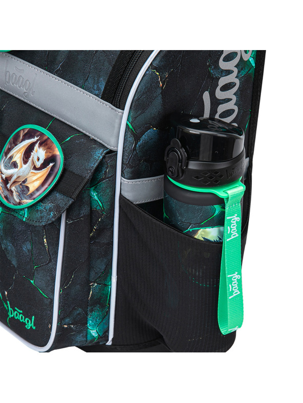 BAAGL  BAAGL SET 3 Zippy Zmajevi: aktovka, pernica, vreća