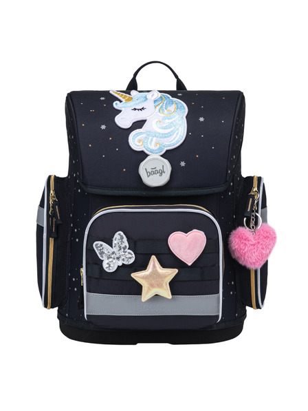 BAAGL  BAAGL Školska aktovka Ergo Unicorn Gold