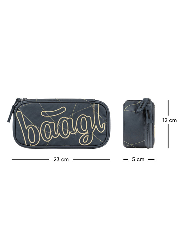 BAAGL  BAAGL Školska pernica etue Wave GRS