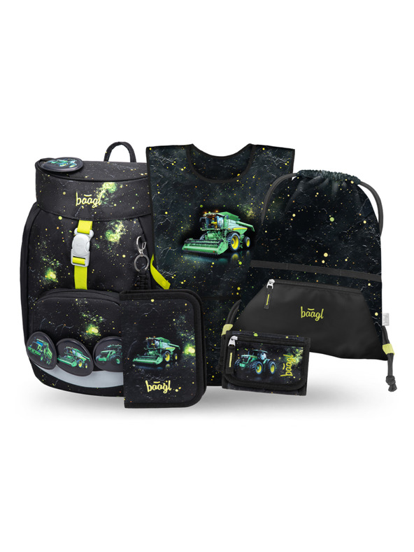 BAAGL  BAAGL SET 5 Airy Traktor: ruksak, pernica, vreća, pregača, novčanik GRS