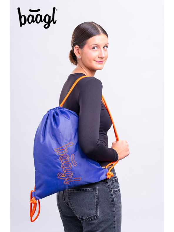BAAGL  BAAGL SET 3 Skate Max Orange: ruksak, pernica, vreća GRS