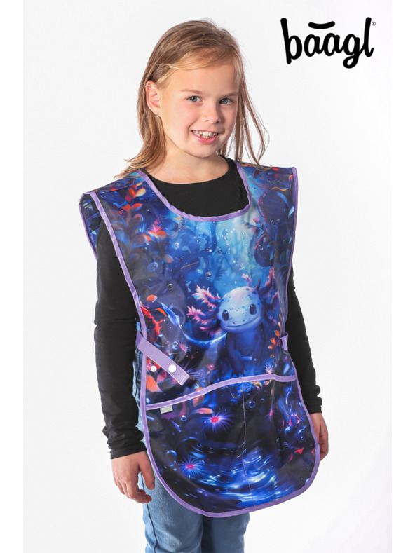 BAAGL  BAAGL SET 5 Ergo Axolotl: aktovka, pernica, vreća, pregača, novčanik