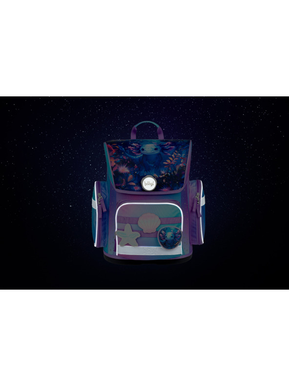 BAAGL  BAAGL SET 5 Ergo Axolotl: aktovka, pernica, vreća, pregača, novčanik