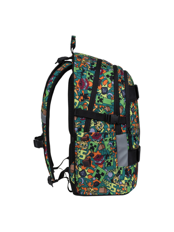 BAAGL  BAAGL SET 3 Skate Minecraft Chaos: ruksak, pernica, vreća