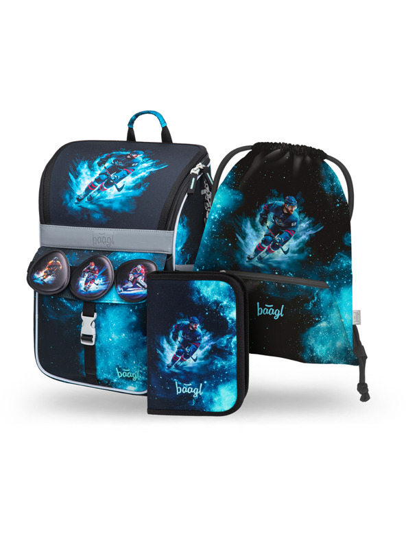 BAAGL  BAAGL SET 3 Zippy Hokej: torba, pernica, vrećica