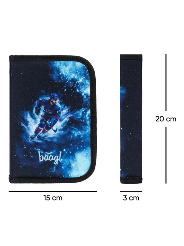 BAAGL  BAAGL SET 3 Zippy Hokej: torba, pernica, vrećica