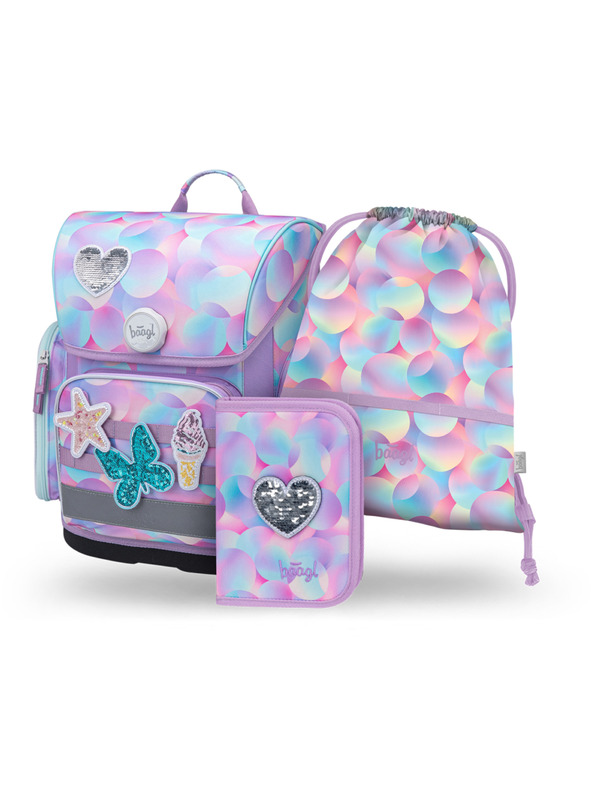 BAAGL  BAAGL SET 3 Ergo Candy: torba, pernica, vrećica