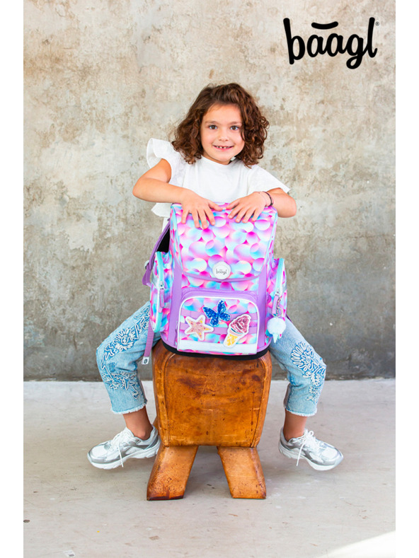 BAAGL  BAAGL SET 3 Ergo Candy: torba, pernica, vrećica