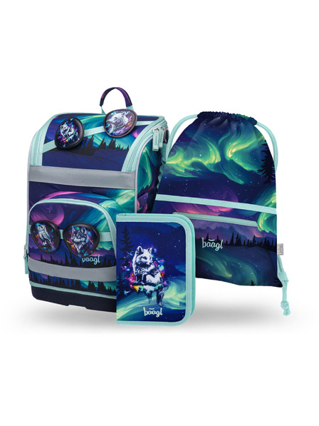 BAAGL  BAAGL SET 3 Zippy Plus Aurora: torba, pernica, vrećica GRS