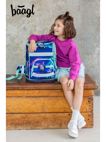 BAAGL  BAAGL SET 3 Zippy Plus Aurora: torba, pernica, vrećica GRS