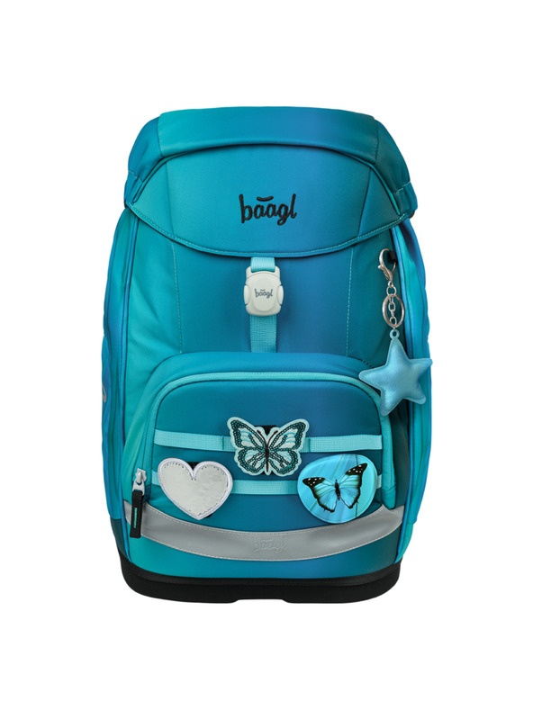BAAGL  BAAGL SET 5 Airy Plus Leptiri: ruksak, pernica, vrećica, pregača, novčanik
