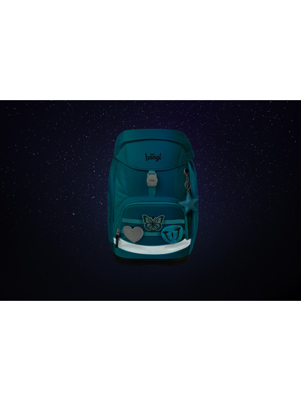 BAAGL  BAAGL SET 5 Airy Plus Leptiri: ruksak, pernica, vrećica, pregača, novčanik