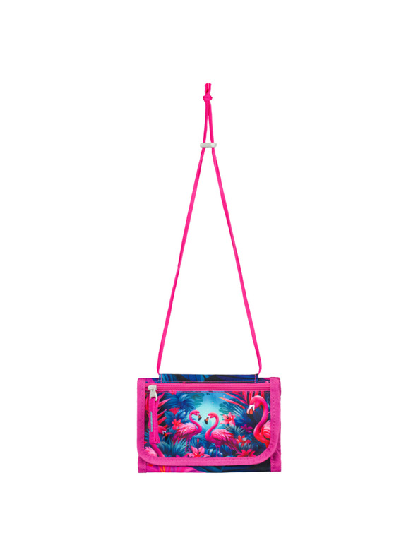 BAAGL  BAAGL SET 5 Airy Plus Flamingosi: ruksak, pernica, vrećica, pregača, novčanik