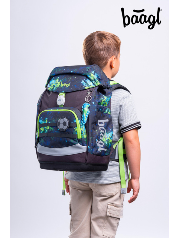 BAAGL  BAAGL SET 5 Airy Plus Nogomet: ruksak, pernica, vrećica, pregača, novčanik