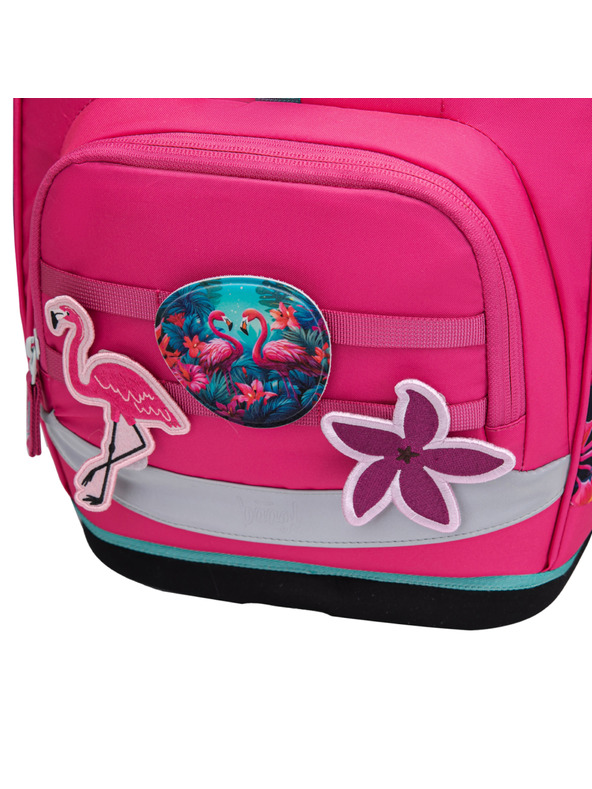 BAAGL  BAAGL SET 3 Airy Plus Flamingosi: ruksak, pernica, vrećica