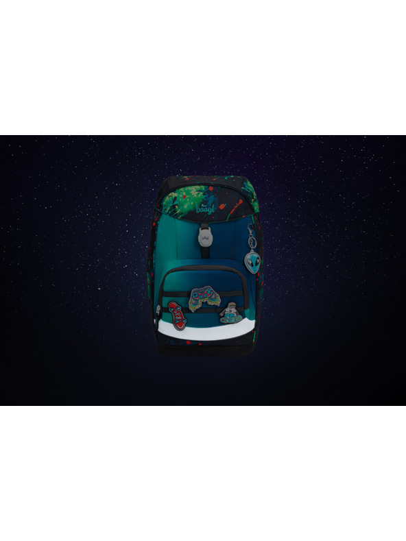 BAAGL  BAAGL SET 5 Airy Plus Chill: ruksak, pernica, vrećica, pregača, novčanik