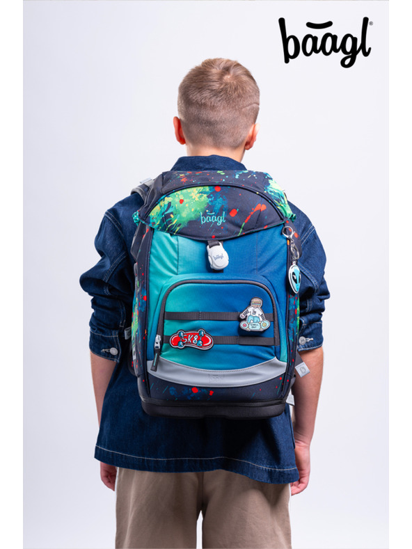 BAAGL  BAAGL SET 5 Airy Plus Chill: ruksak, pernica, vrećica, pregača, novčanik