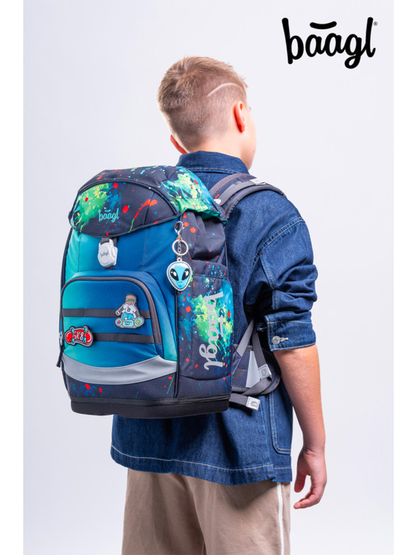 BAAGL  BAAGL SET 5 Airy Plus Chill: ruksak, pernica, vrećica, pregača, novčanik