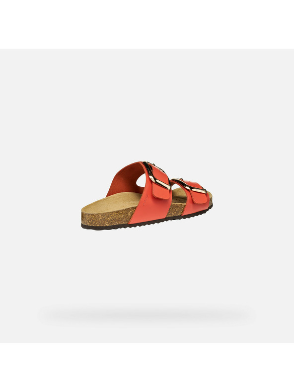 Geox Crvene ženske papuče Geox Brionia R