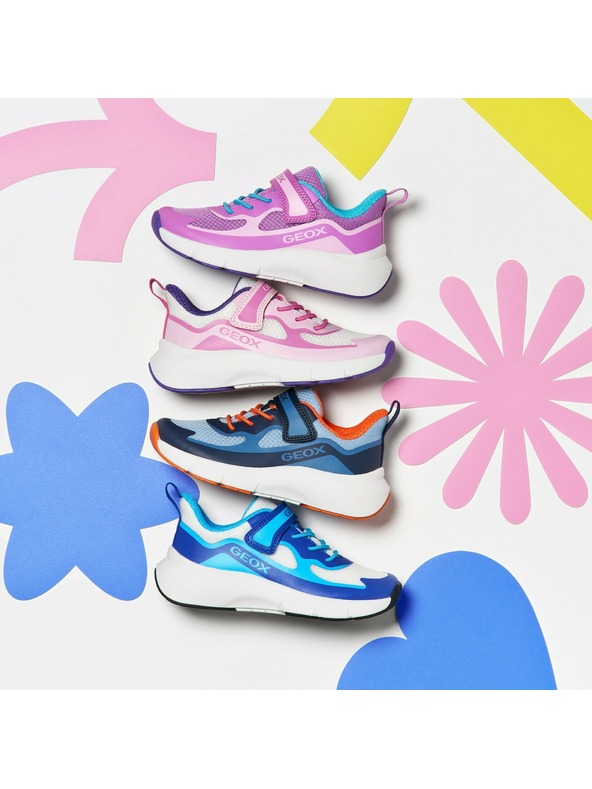 Geox Ružičaste djevojačke tenisice Geox Pro-Ran