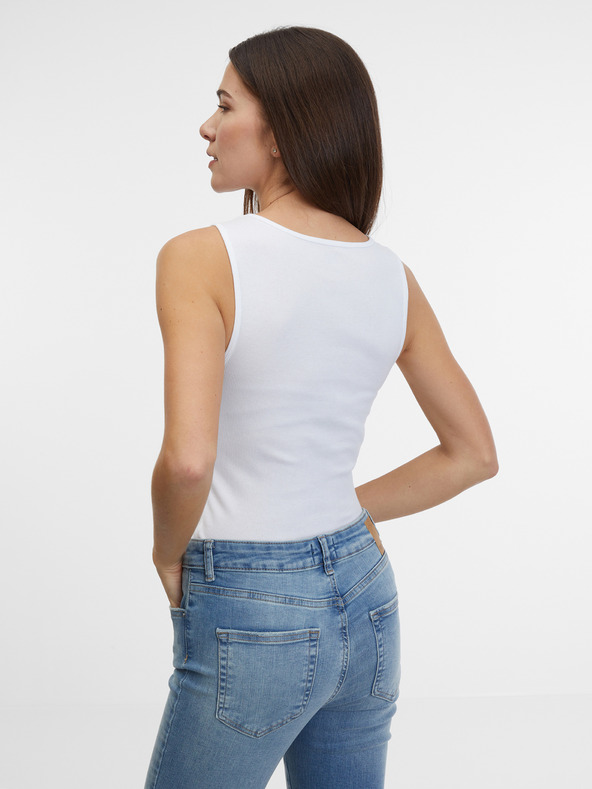 GAP Rebrasta majica bez rukava s logom GAP