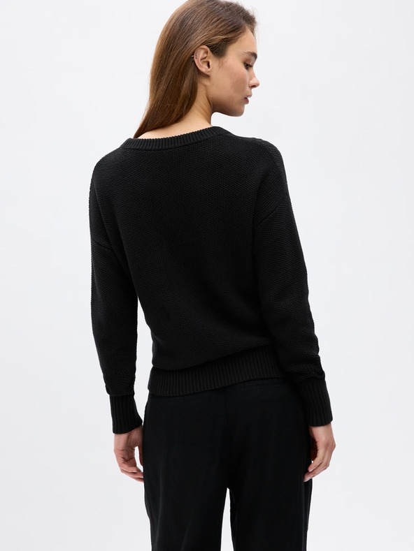 GAP Pleteni pulover sa uzorkom GAP