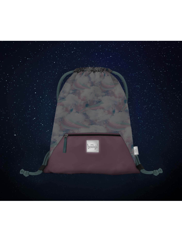 BAAGL  Plava torba s džepom Baagl Nebe