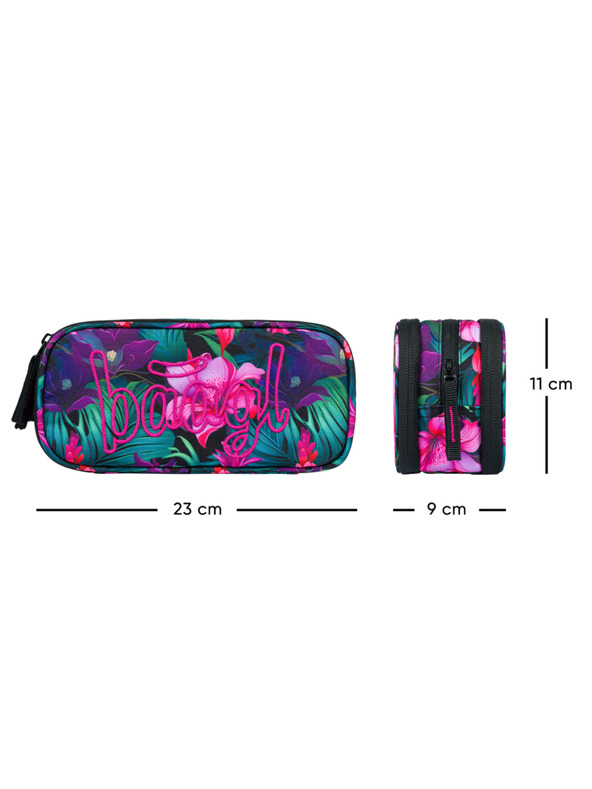 BAAGL  Ružičasta studentska pernica Baagl Paradise