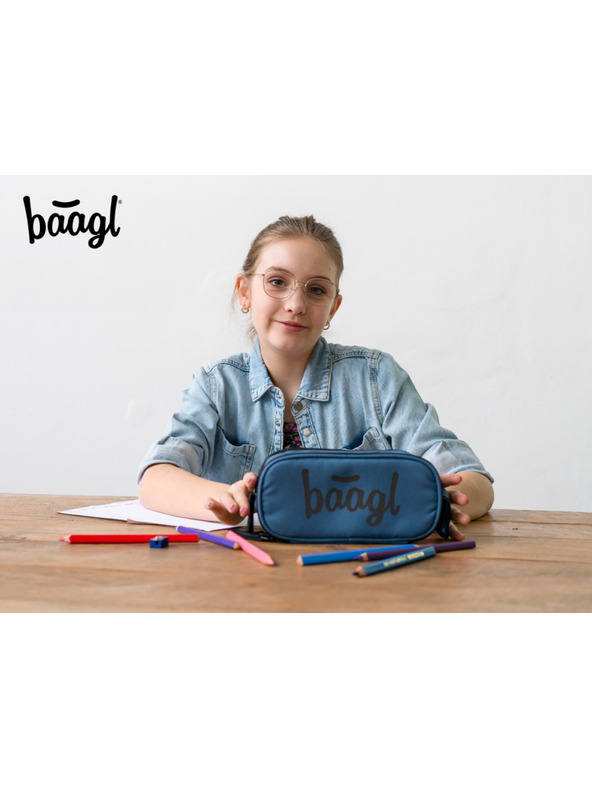BAAGL  Blue student case etue ocean blue Baagl