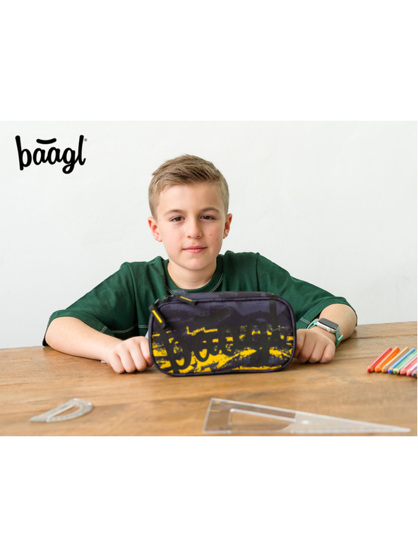 BAAGL  Siva školska pernica Baagl Dune