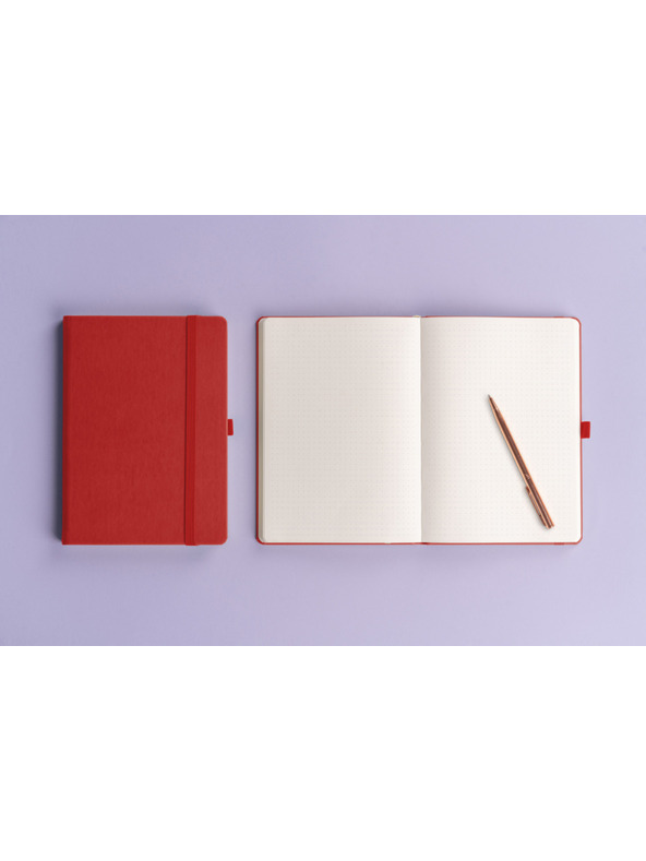 NOTIQUE NOTIQUE Notes Aprint, crveni, točkasti, 15 x 21 cm BAAGL